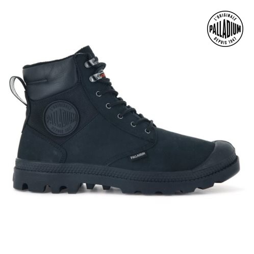 Dámské Boty Palladium Pampa Shield WP+ LUX Černé | CZ ODY-18R